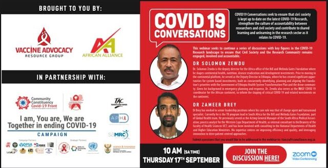 COVID-19 Conversations with DR. SOLOMON ZEWDU AND DR. ZAMEER BREY