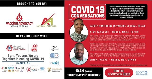 COVID-19 Conversations with SIMBA TAKUVA, AZWI TAKALANI & KAGISHO BAENYAPE