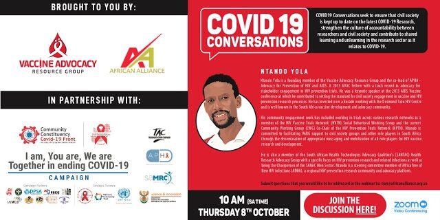 COVID-19 Conversations with NTANDO YOLA