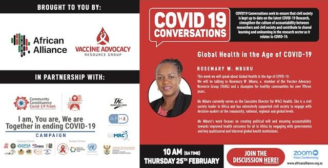 COVID-19 Conversations with ROSEMARY MBURU